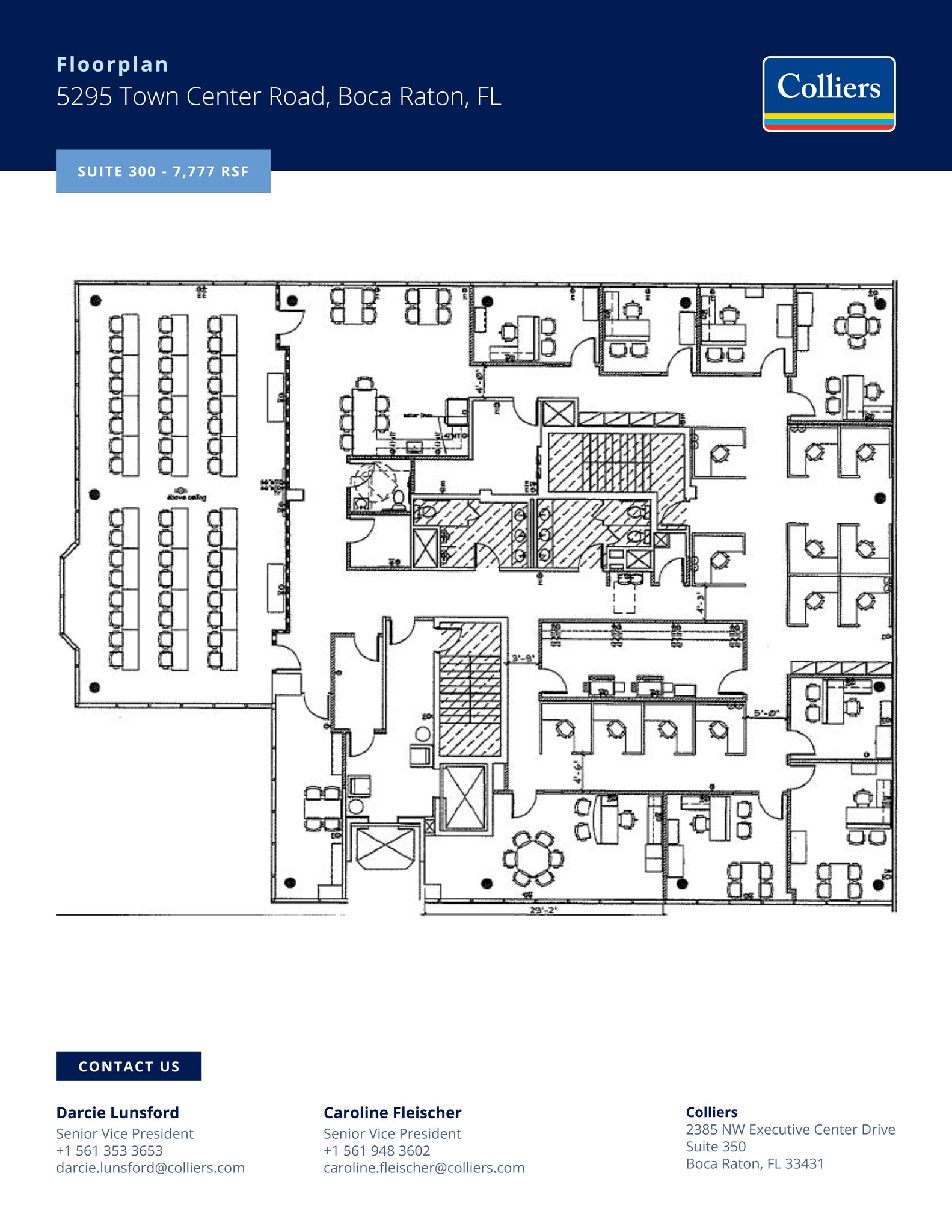 5295 Town Center Rd, Boca Raton, FL for lease Site Plan- Image 1 of 1