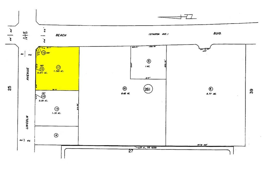 3000-3020 W Lincoln Ave, Anaheim, CA for lease - Plat Map - Image 2 of 9