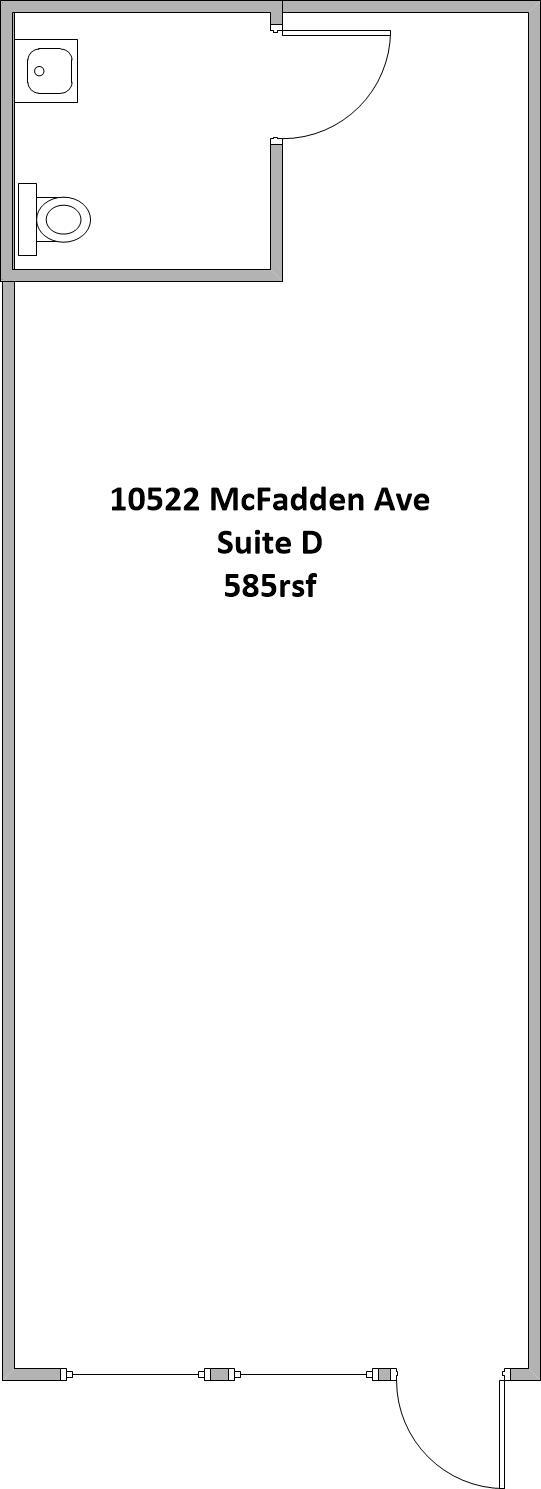 10522 McFadden Ave, Garden Grove, CA for lease Floor Plan- Image 1 of 1
