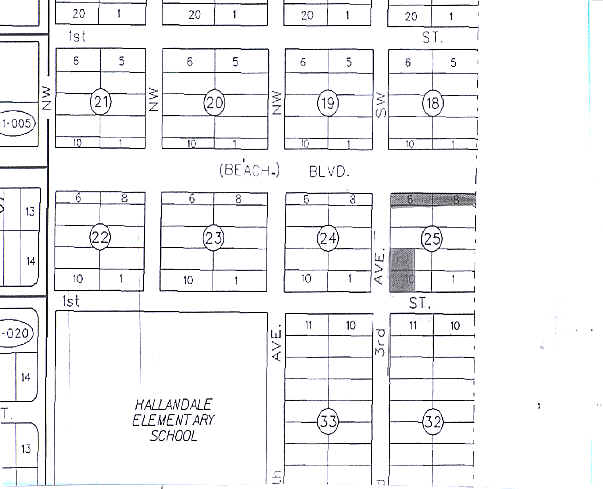 221 W Hallandale Beach Blvd, Hallandale Beach, FL for lease - Plat Map - Image 3 of 46