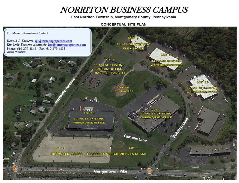 W Germantown Pike, East Norriton, PA for lease - Site Plan - Image 1 of 3