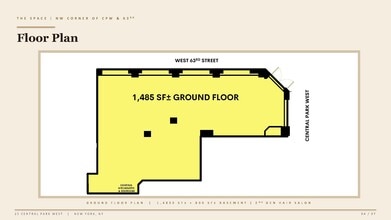 25 Central Park W, New York, NY for lease Floor Plan- Image 2 of 2