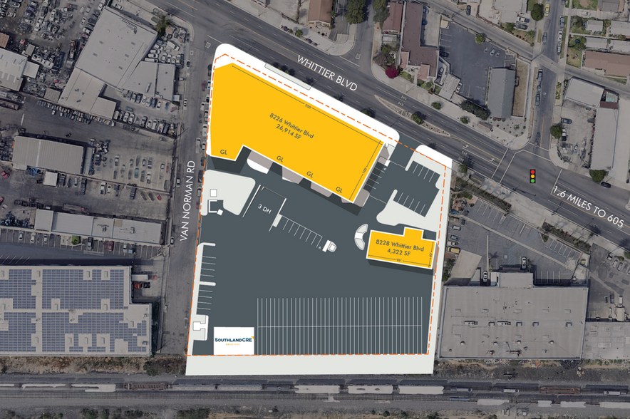 8226 Whittier Blvd, Pico Rivera, CA for lease - Site Plan - Image 1 of 8