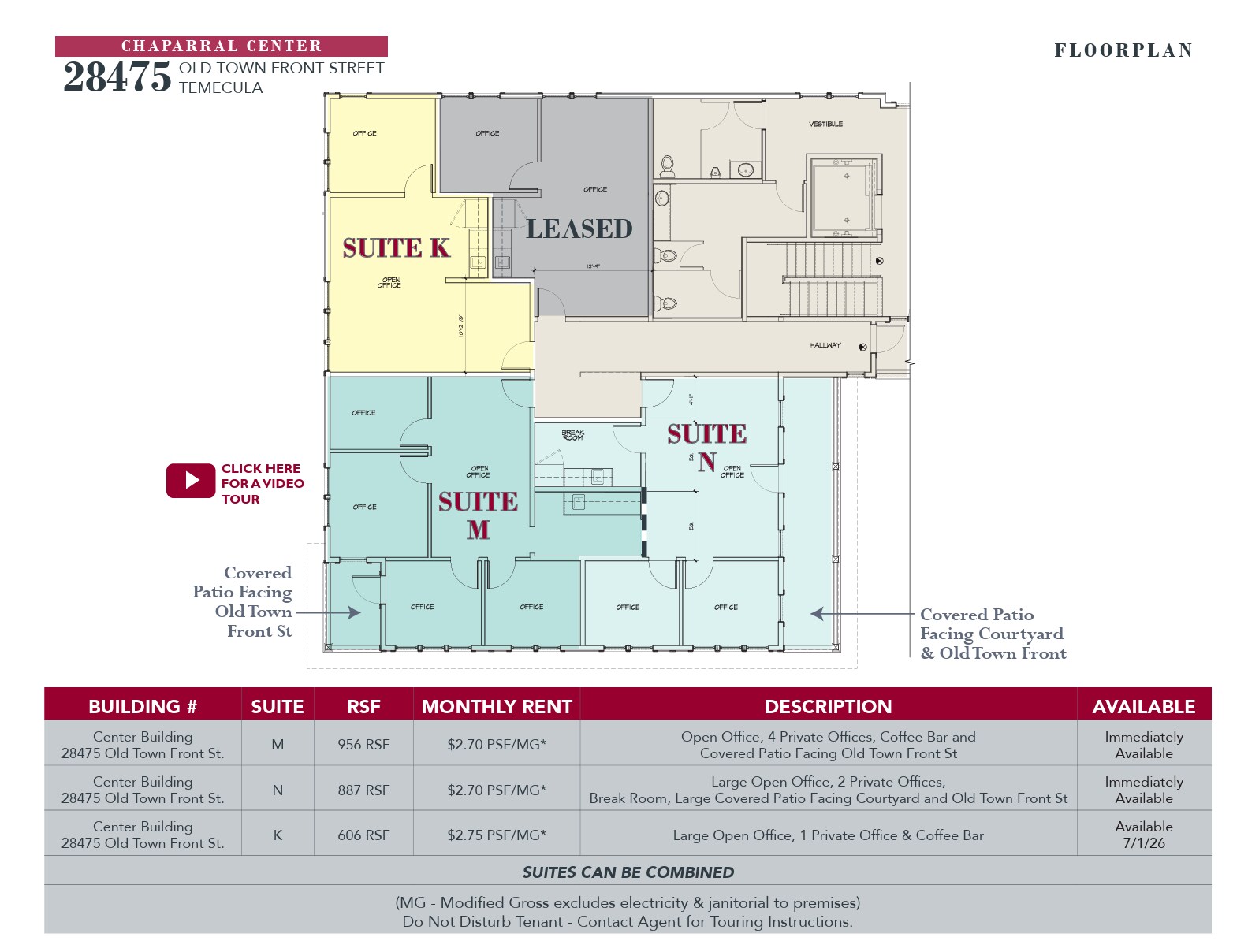 28459-28465 Old Town Front St, Temecula, CA for lease Floor Plan- Image 1 of 1