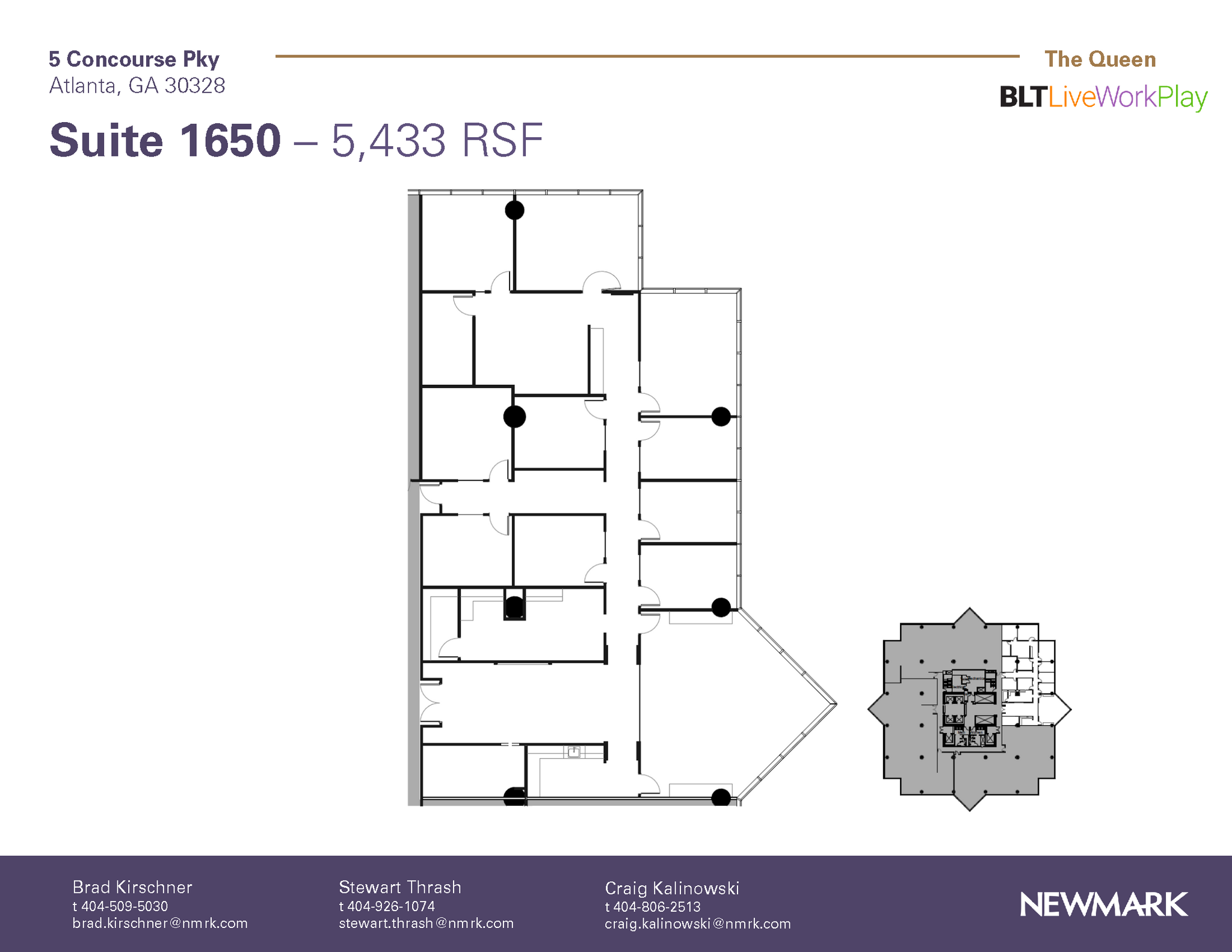 6 Concourse Pky NE, Atlanta, GA for lease Floor Plan- Image 1 of 1