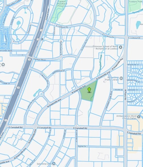 2180 N Glenville Dr, Richardson, TX for lease - Plat Map - Image 3 of 3