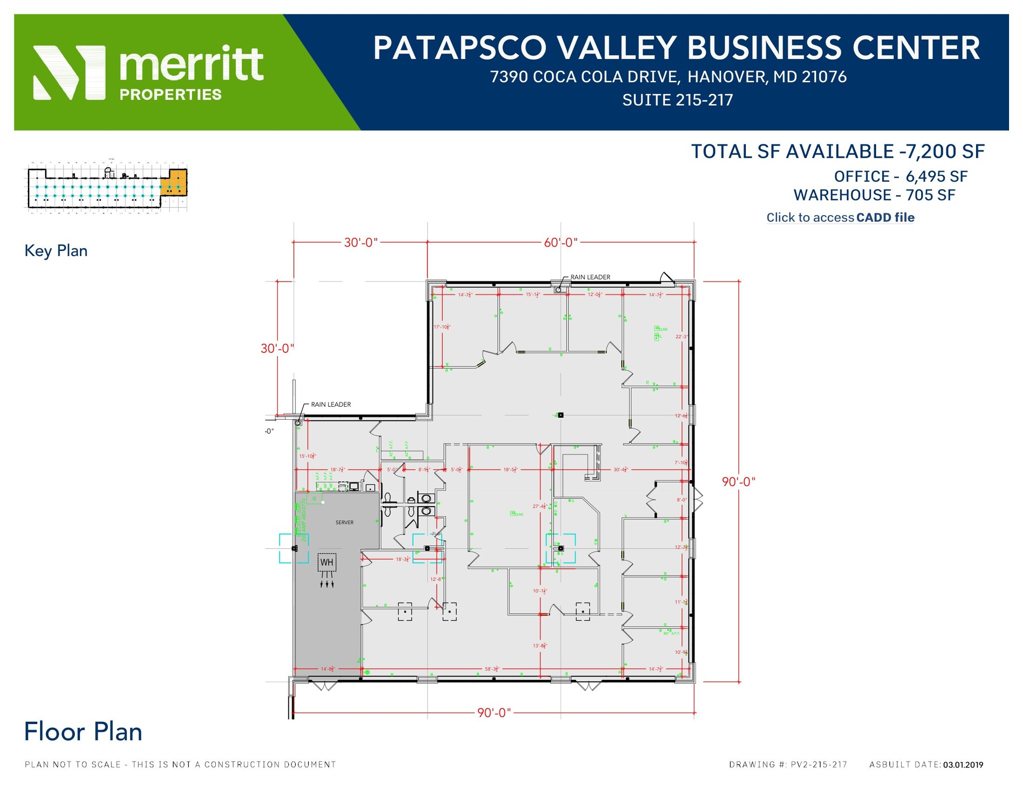 7380 E Coca Cola Dr, Hanover, MD for lease Floor Plan- Image 1 of 1