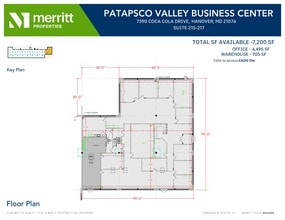 7380 E Coca Cola Dr, Hanover, MD for lease Floor Plan- Image 1 of 1