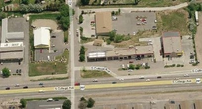 5900 S College Ave, Fort Collins, CO - AERIAL map view