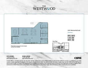 2441 Warrenville Rd, Lisle, IL for lease Floor Plan- Image 1 of 2