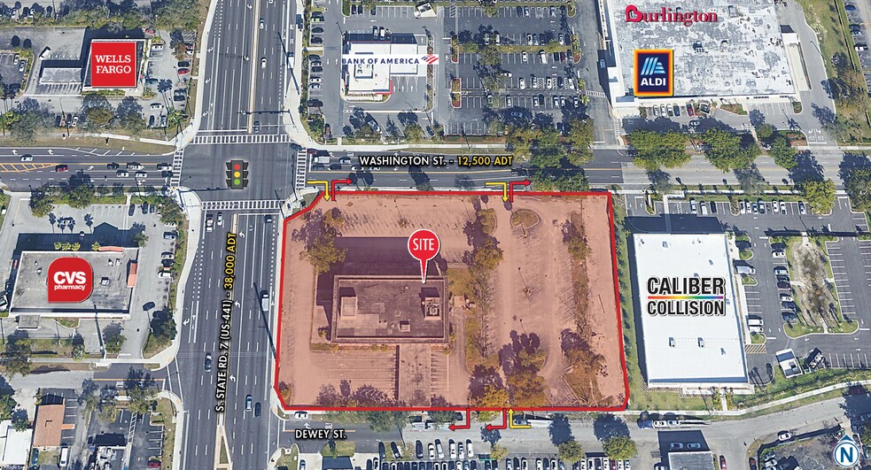 441 & Washington St, Hollywood, FL, 33023 Commercial Land For Sale