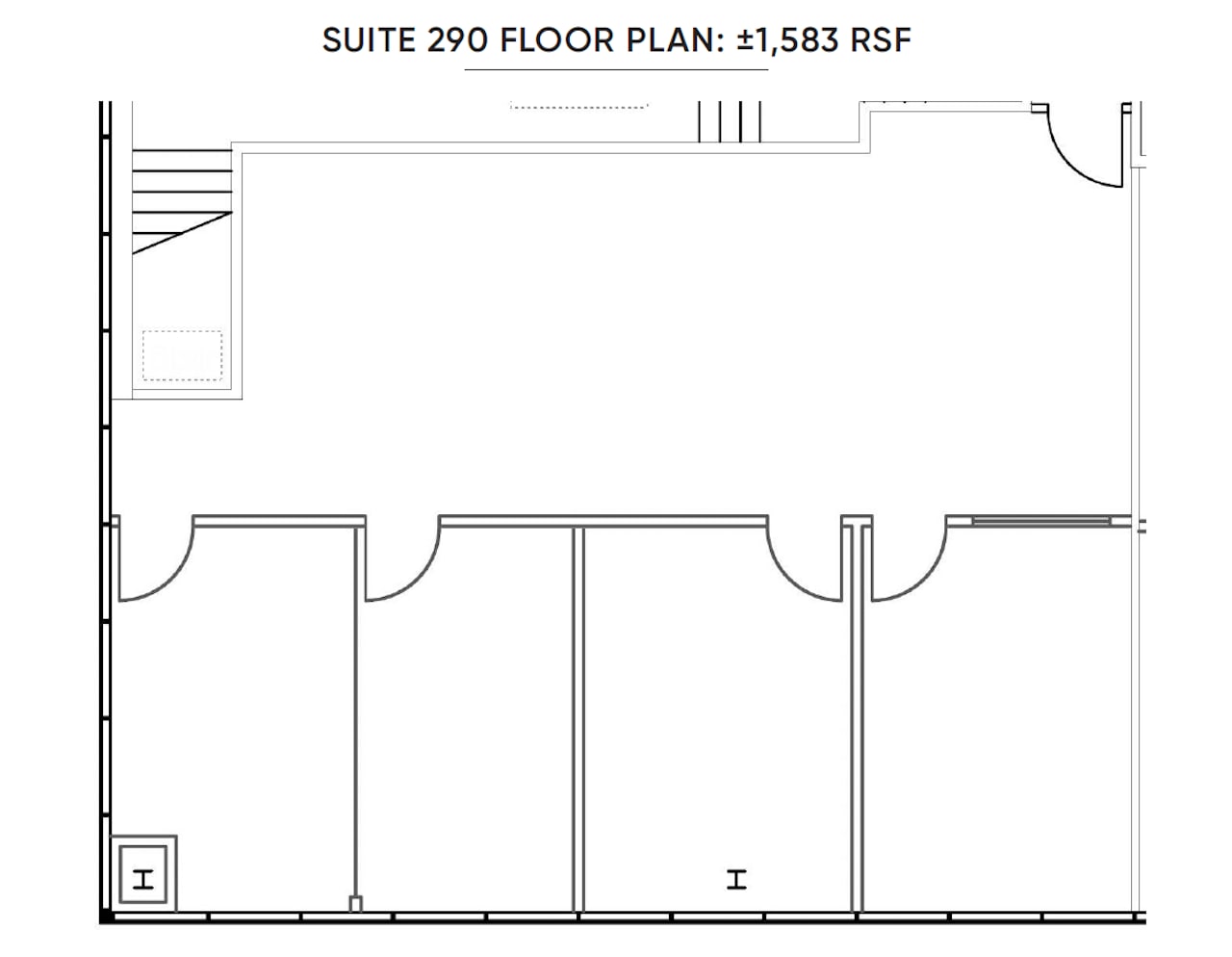 11022 Santa Monica Blvd, Los Angeles, CA for lease Floor Plan- Image 1 of 4