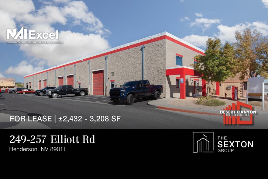 257 Elliott Rd, Henderson, NV for lease - Building Photo - Image 1 of 25