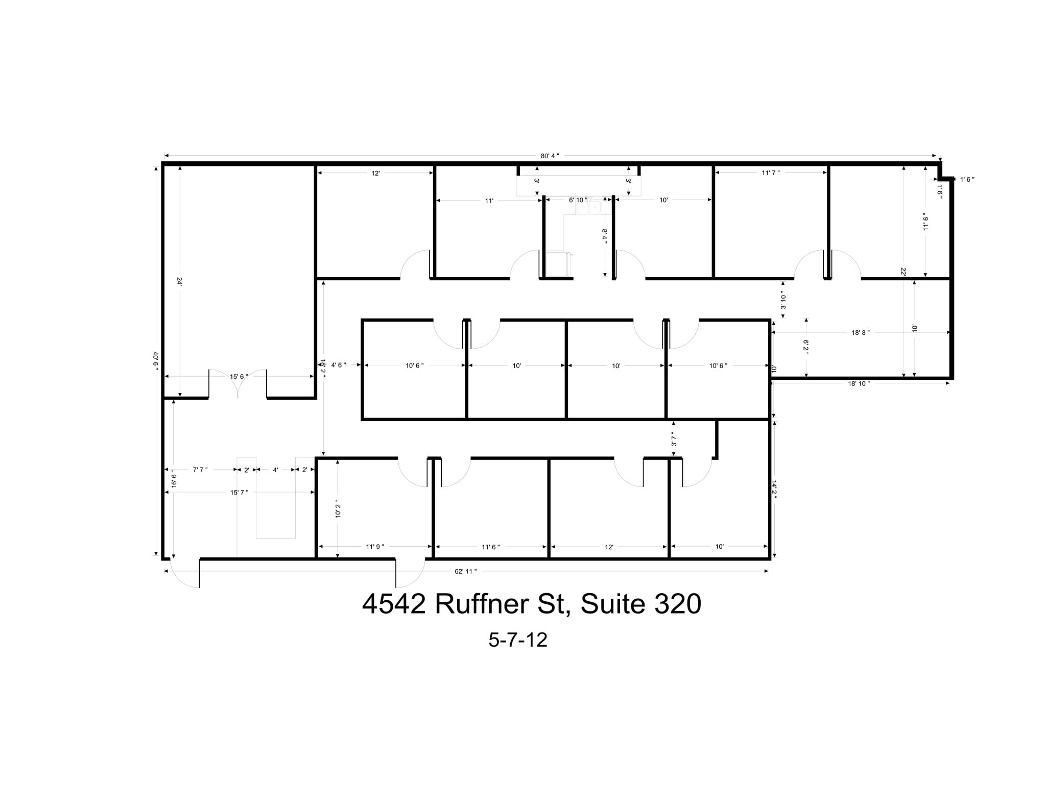 4542 Ruffner St, San Diego, CA for lease Site Plan- Image 1 of 1