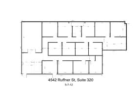 4542 Ruffner St, San Diego, CA for lease Site Plan- Image 1 of 1