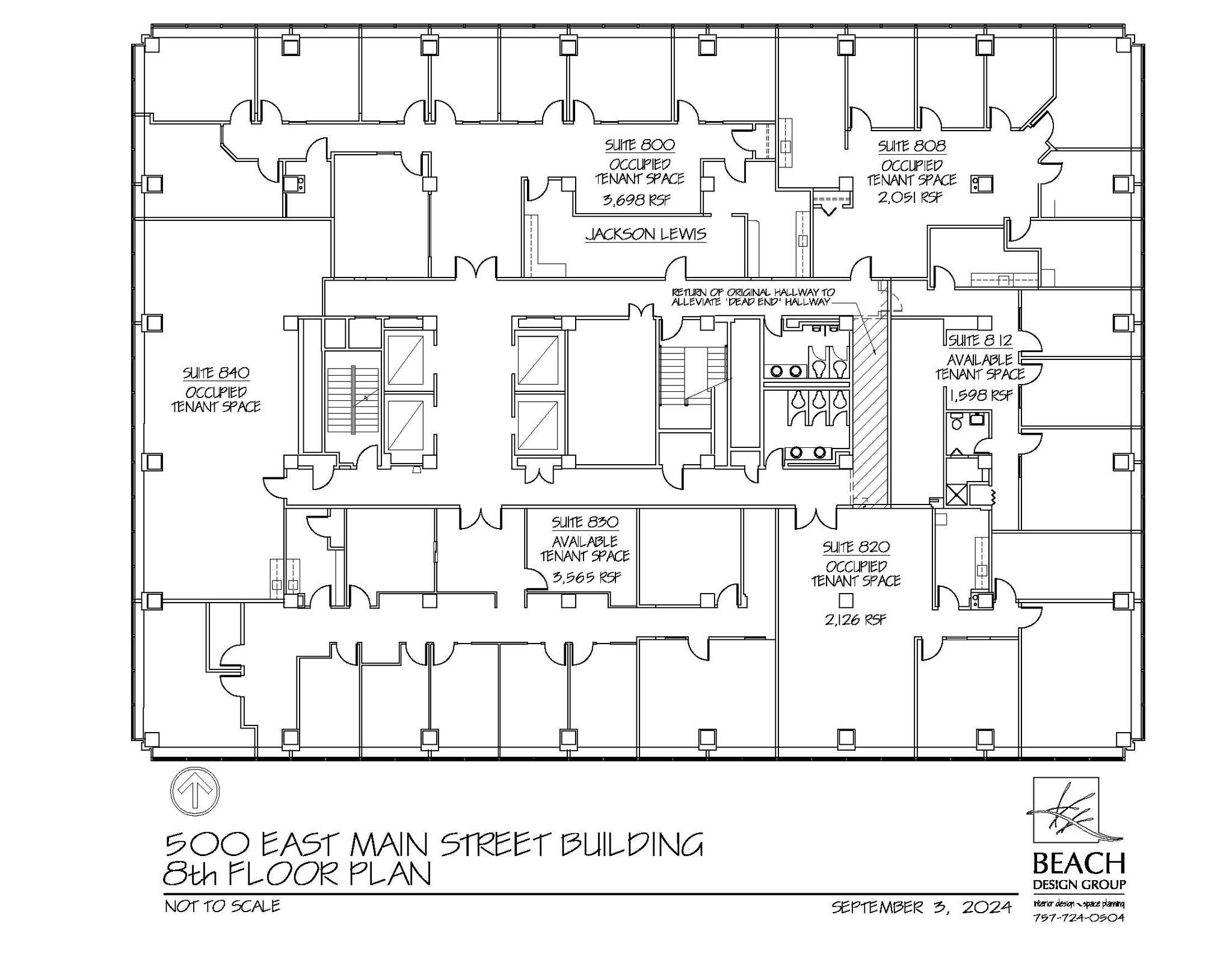 500 E Main St, Norfolk, VA for lease Floor Plan- Image 1 of 5