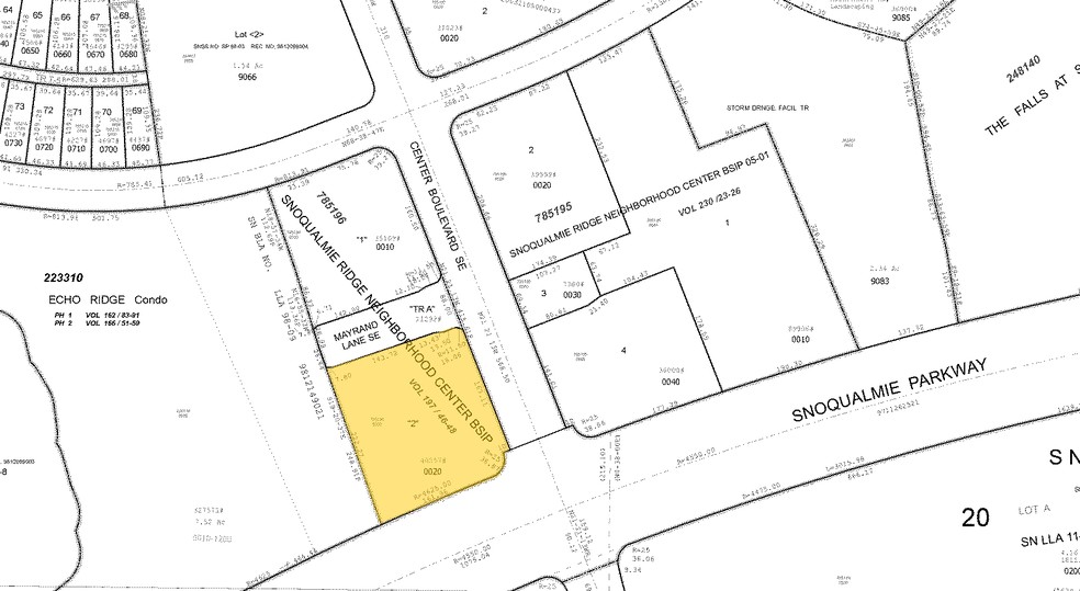 7811-7917 Center Blvd SE, Snoqualmie, WA for sale - Plat Map - Image 1 of 1