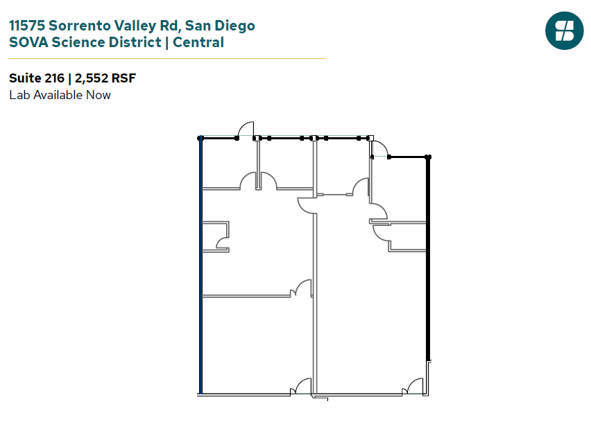 11555 Sorrento Valley Rd, San Diego, CA for lease Floor Plan- Image 1 of 1