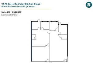11555 Sorrento Valley Rd, San Diego, CA for lease Floor Plan- Image 1 of 1