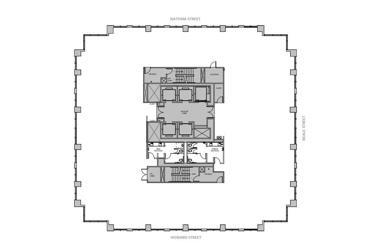 300 Howard St, San Francisco, CA for lease Floor Plan- Image 1 of 7