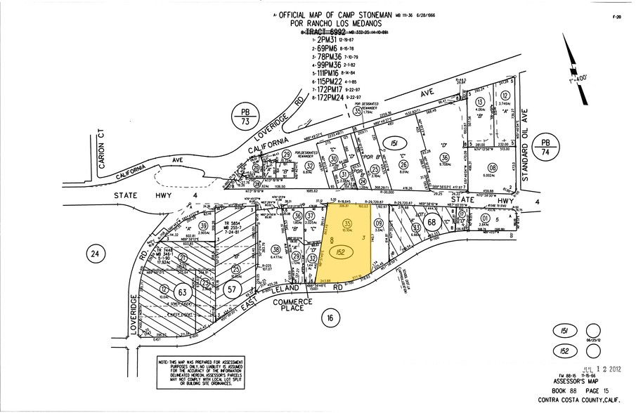 2205 E Leland Rd, Pittsburg, CA for sale - Plat Map - Image 1 of 1