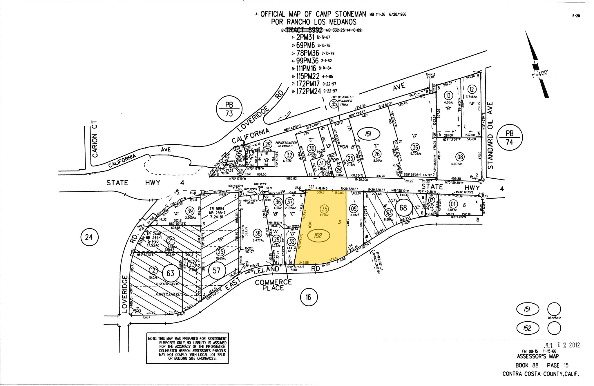 2205 E Leland Rd, Pittsburg, CA for sale Plat Map- Image 1 of 1