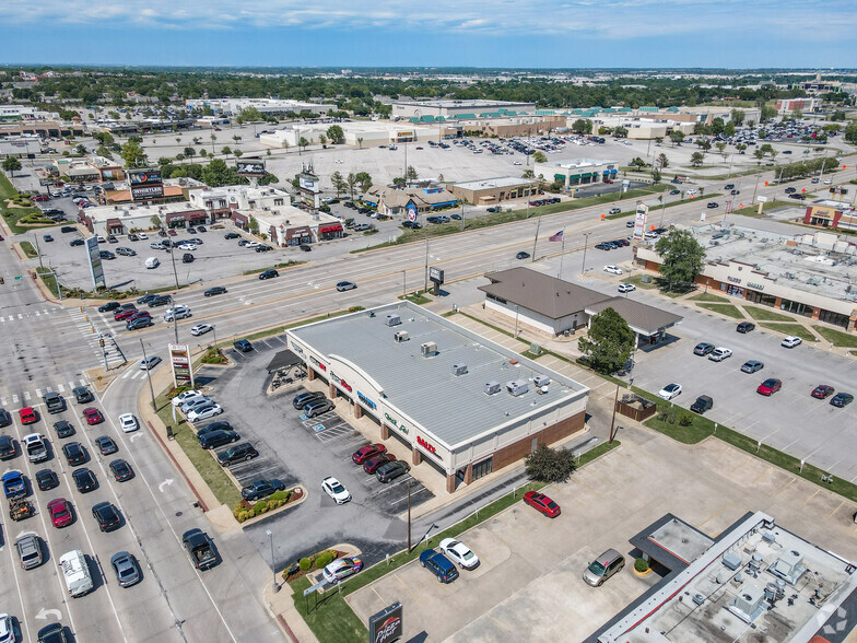 7101-7111 S Memorial Dr, Tulsa, OK for lease - Aerial - Image 3 of 4