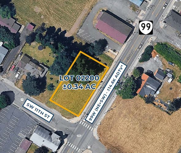 NW Corner of 99W and SW 11th st, Dundee, OR for sale - Primary Photo - Image 1 of 1