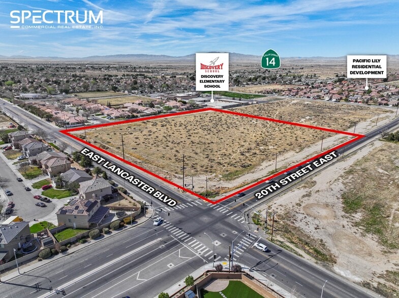 20th St E & Lancaster Blvd, Lancaster, CA for sale - Building Photo - Image 3 of 7