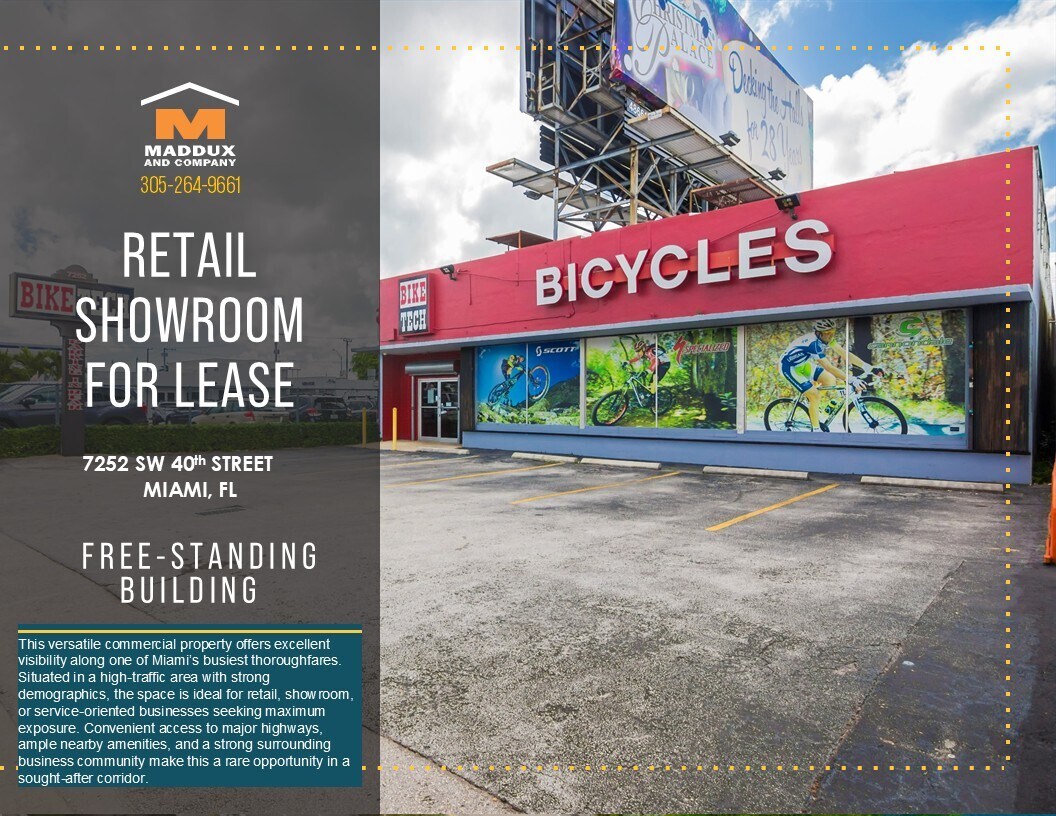 7252 Bird Rd, Miami, FL for lease Building Photo- Image 1 of 9