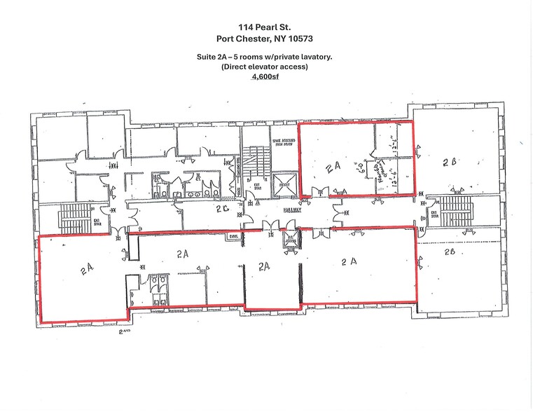 114 Pearl St, Port Chester, NY for lease - Typical Floor Plan - Image 3 of 32