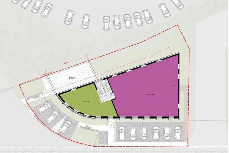 Office in Montpellier for lease - Site Plan - Image 3 of 3