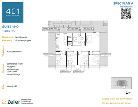 401 N Michigan Ave, Chicago, IL for lease Floor Plan- Image 2 of 4