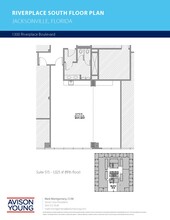 1300 Riverplace Blvd, Jacksonville, FL for lease Floor Plan- Image 1 of 1