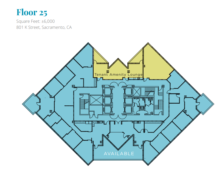 801 K St, Sacramento, CA for lease Floor Plan- Image 1 of 1