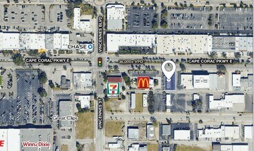 1232 E Cape Coral Pky, Cape Coral, FL - AERIAL  map view