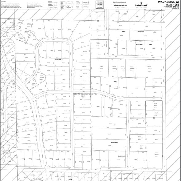 12600 W Burleigh Rd, Brookfield, WI for lease - Plat Map - Image 2 of 9