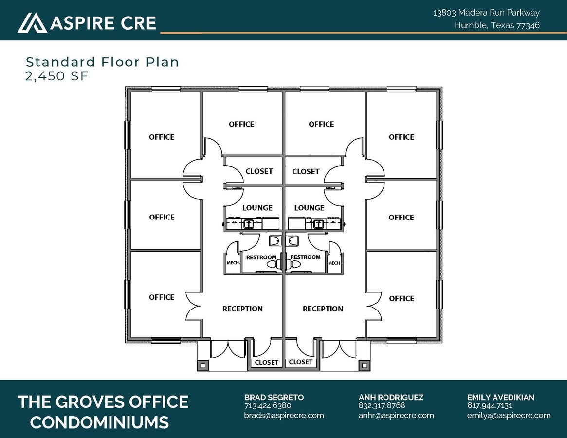 13803 Madera Run, Humble, TX 77346 - Unit 401 -  - Floor Plan - Image 2 of 8