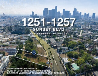 More details for 1251-1257 W Sunset Blvd, Los Angeles, CA - Land for Sale
