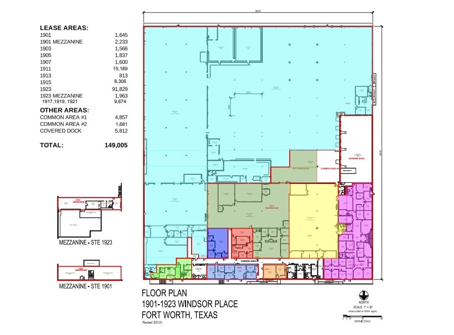 1901-1923 Windsor Pl, Fort Worth, TX for lease Floor Plan- Image 1 of 1