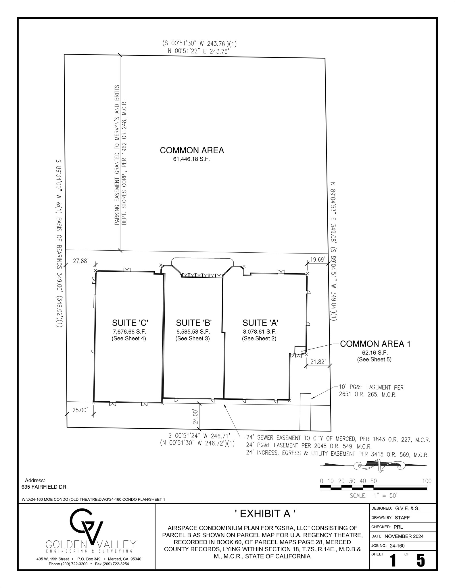 645 Fairfield Dr, Merced, CA for lease Site Plan- Image 1 of 1