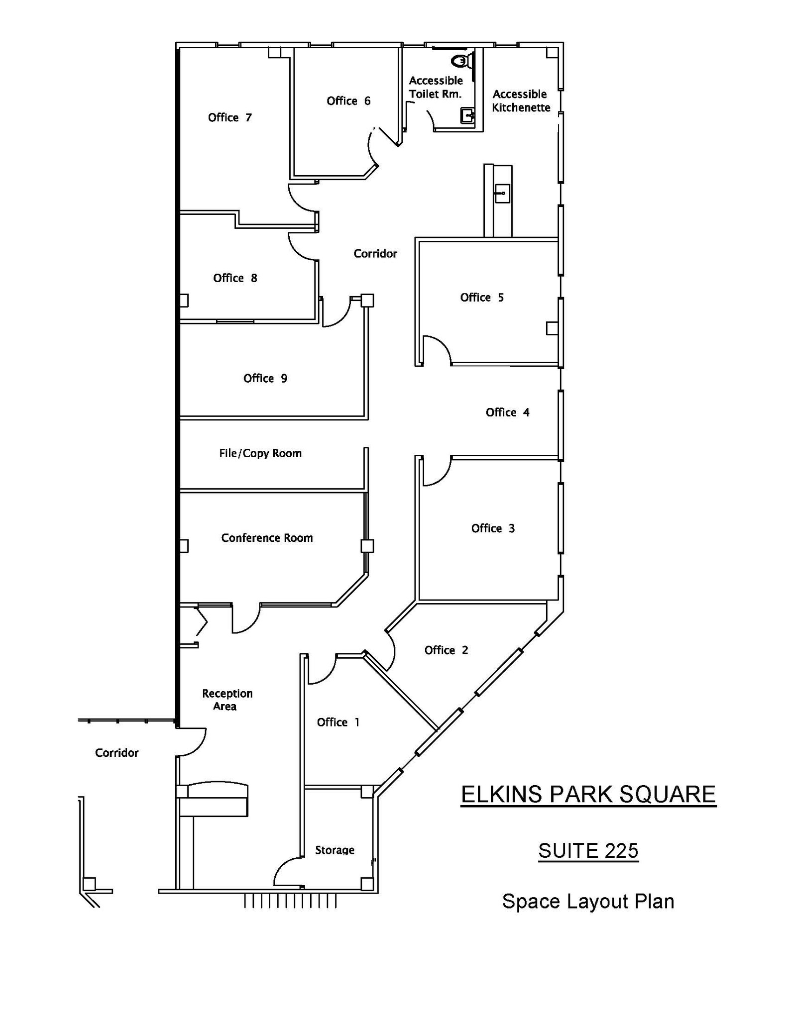 8080 Old York Rd, Elkins Park, PA for lease Floor Plan- Image 1 of 1