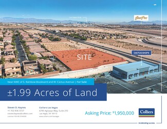 More details for S. Rainbow blvd, Las Vegas, NV - Land for Sale