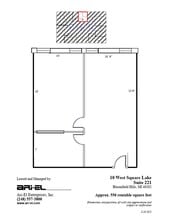 10 W Square Lake Rd, Bloomfield Hills, MI for lease Floor Plan- Image 1 of 1