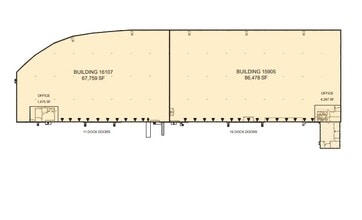 15905-16107 Commerce Way, Cerritos, CA for lease Floor Plan- Image 1 of 1