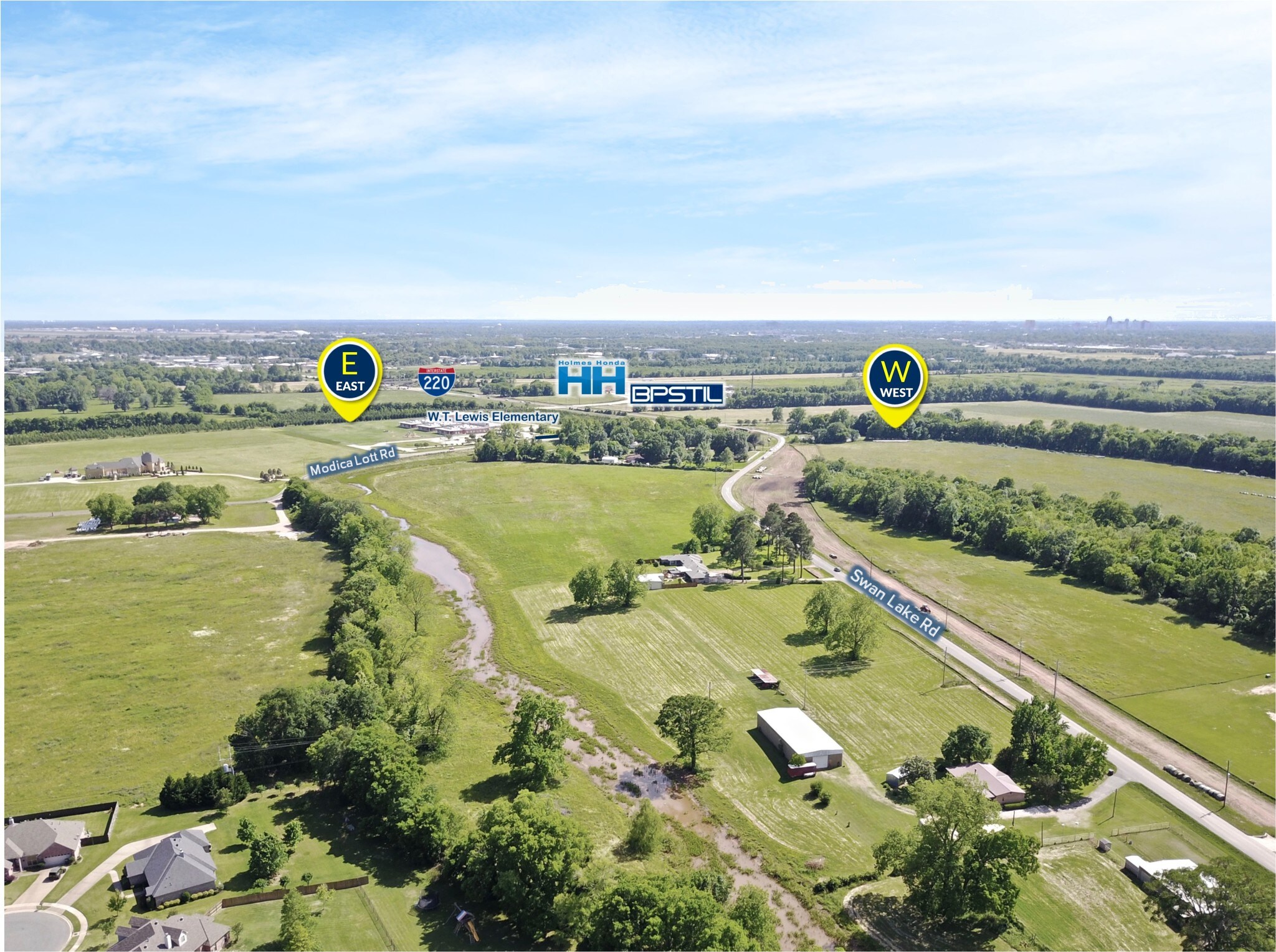 Swan Lake Rd I220, Bossier City, LA 71111 Swan Lake North Corridor