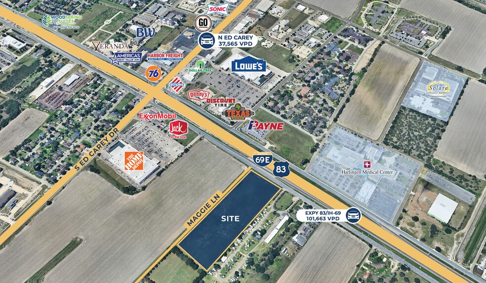 4714 S Expressway 83, Harlingen, TX for lease - Building Photo - Image 1 of 3