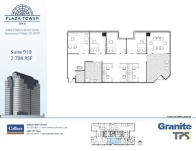 6400 S Fiddlers Green Cir, Greenwood Village, CO for lease Floor Plan- Image 2 of 2