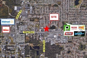 6219-6235 Ridge Rd, Port Richey, FL - AERIAL map view
