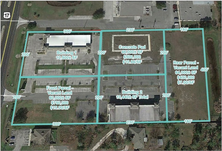 4465 US 17 Highway, Fleming Island, FL 32003 Land Property for Sale